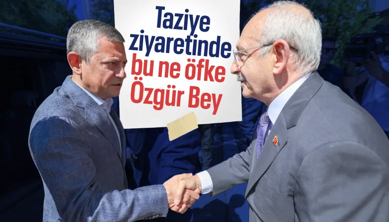 Özgür Özel'den, Kemal Kılıçdaroğlu'na taziye ziyareti