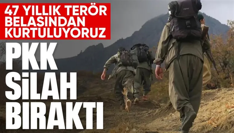 PKK, silahlarını Süleymaniye'de bıraktı