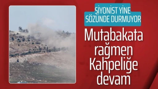 Siyonist yine s&ouml;z&uuml;nde durmuyor! Mutabakata rağmen kahpeliğe devam
