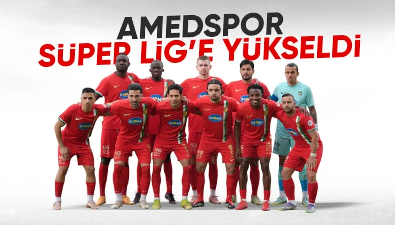 S&uuml;per Lig'e y&uuml;kselen ikinci takım Amedspor oldu