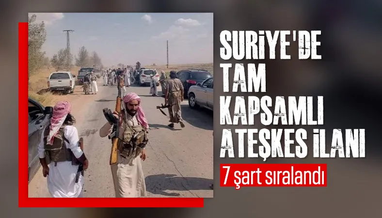 Suriye'de kapsamlı bir ateşkes ilan edildi