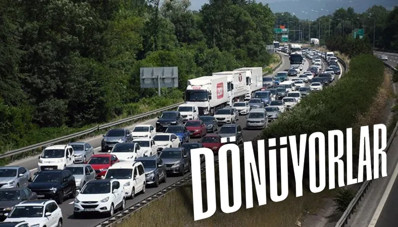 Tatilden eve dönüş çilesi başladı