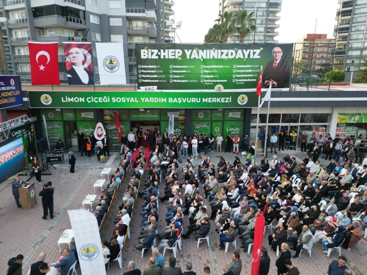 Erdemli Belediyesi Sosyal Yardım Merkezi Açıldı